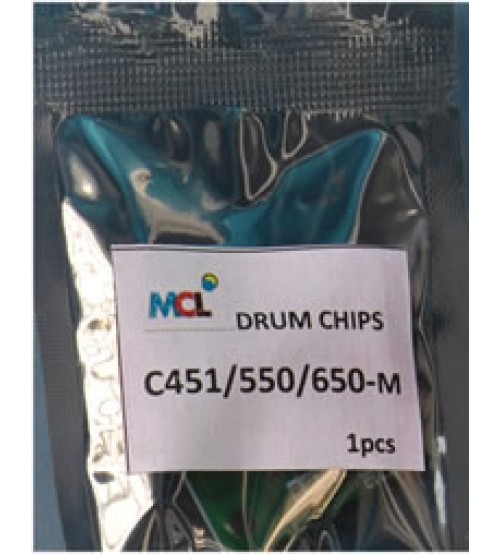 Bizhub C451 C550 C650  Magenta Drum Chip